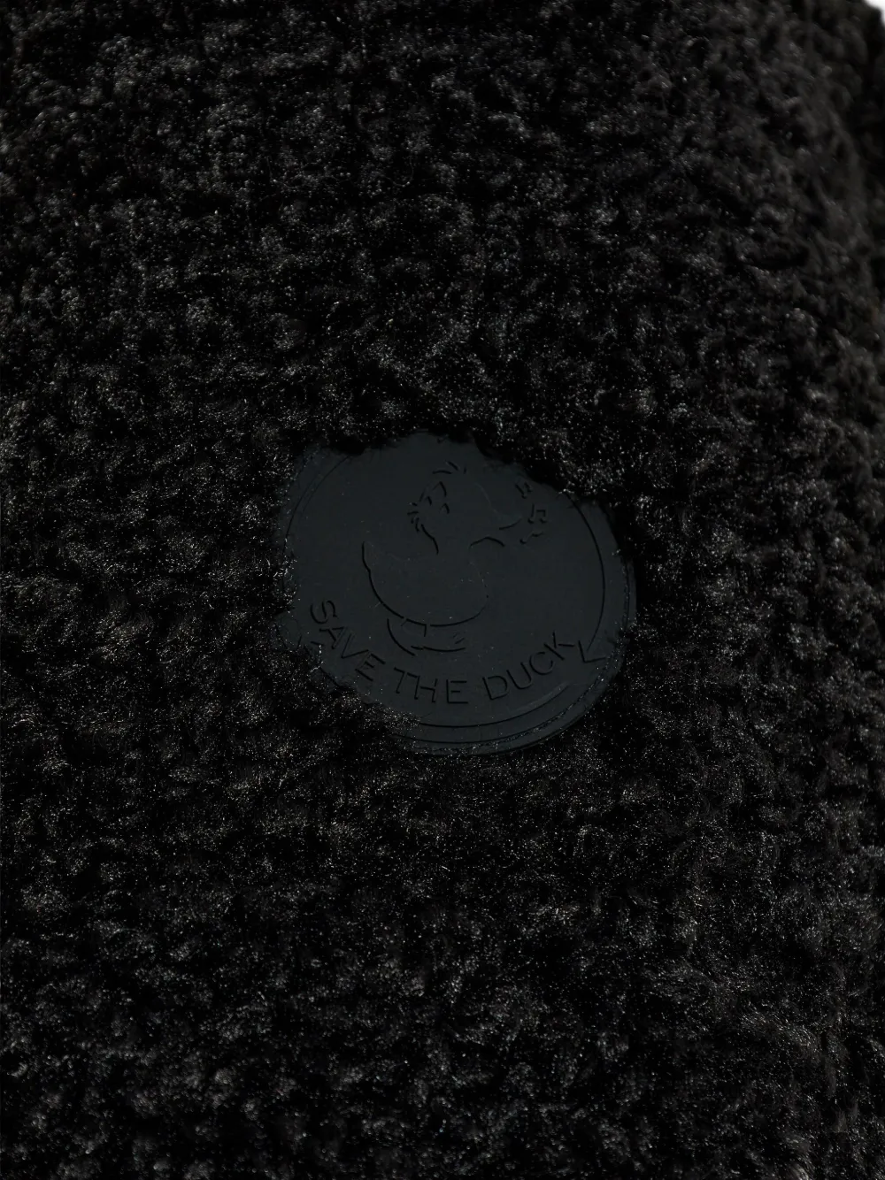 Save The Duck Eco-fur Ecofriendly Down Jacket In Black