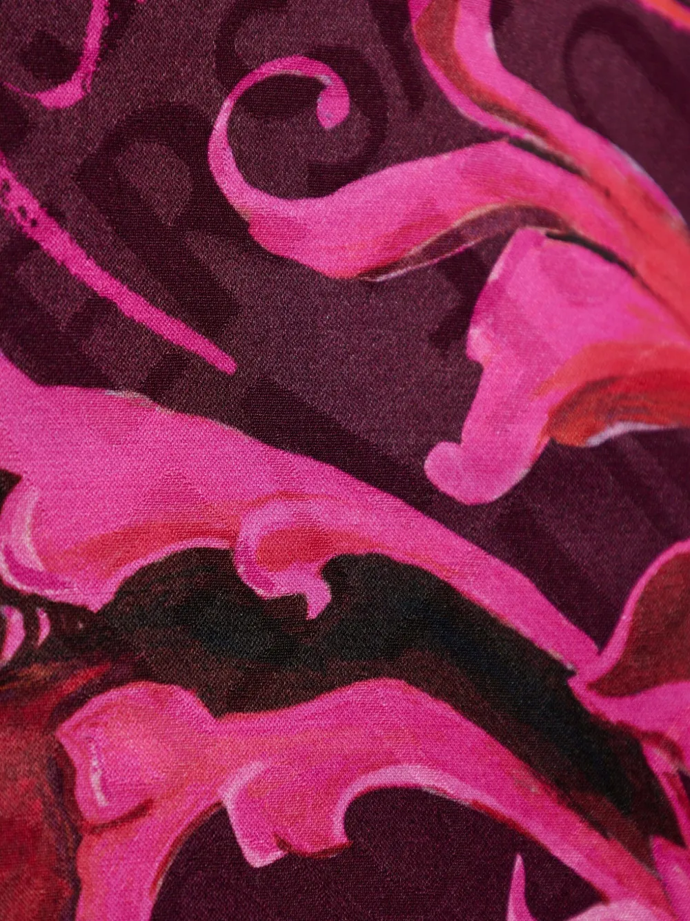 Versace Jeans Couture Blouse met barokprint Roze