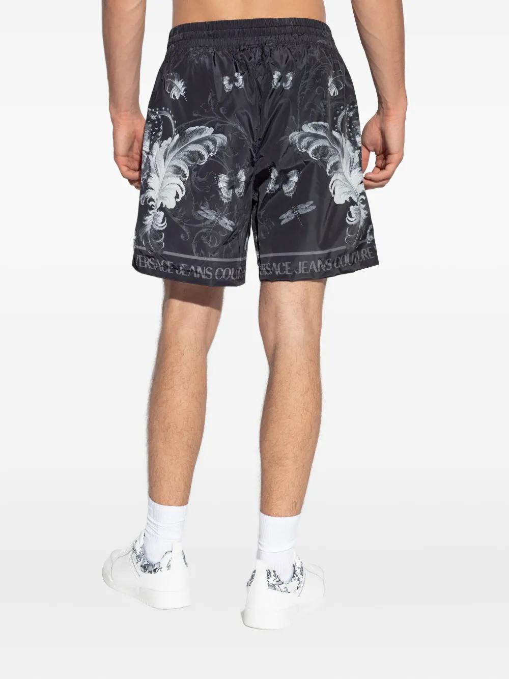 Versace Jeans Couture Shorts met trekkoord Zwart
