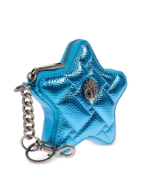 Kurt Geiger London star-shaped quilted keyring