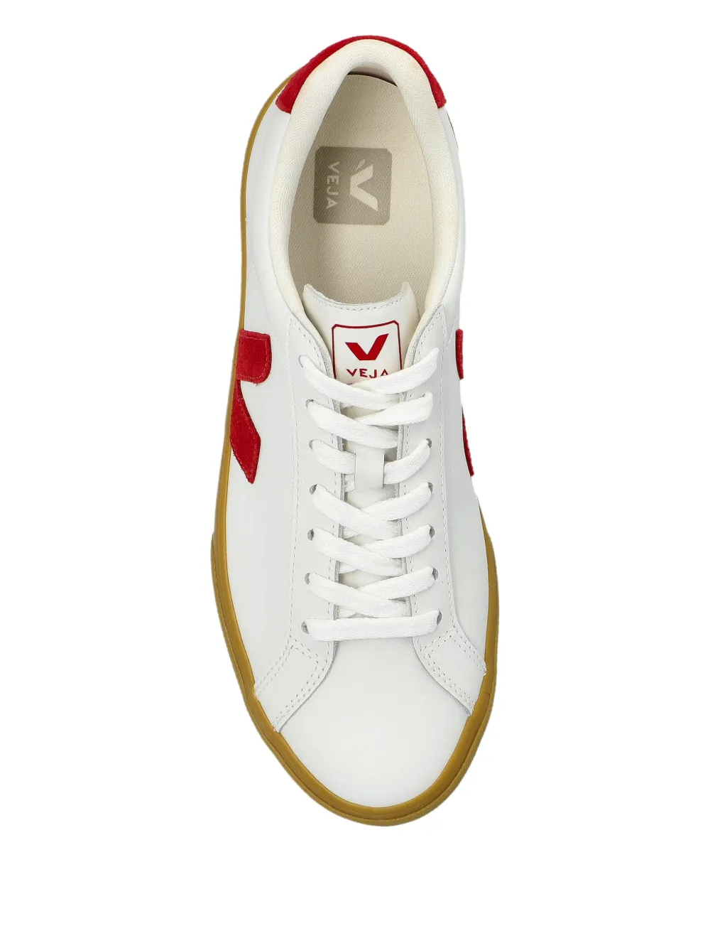 VEJA leather V-logo sneakers White