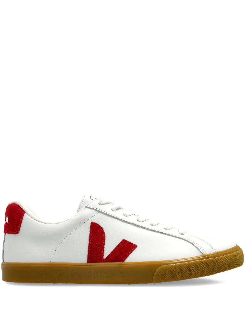 VEJA leather V-logo sneakers White