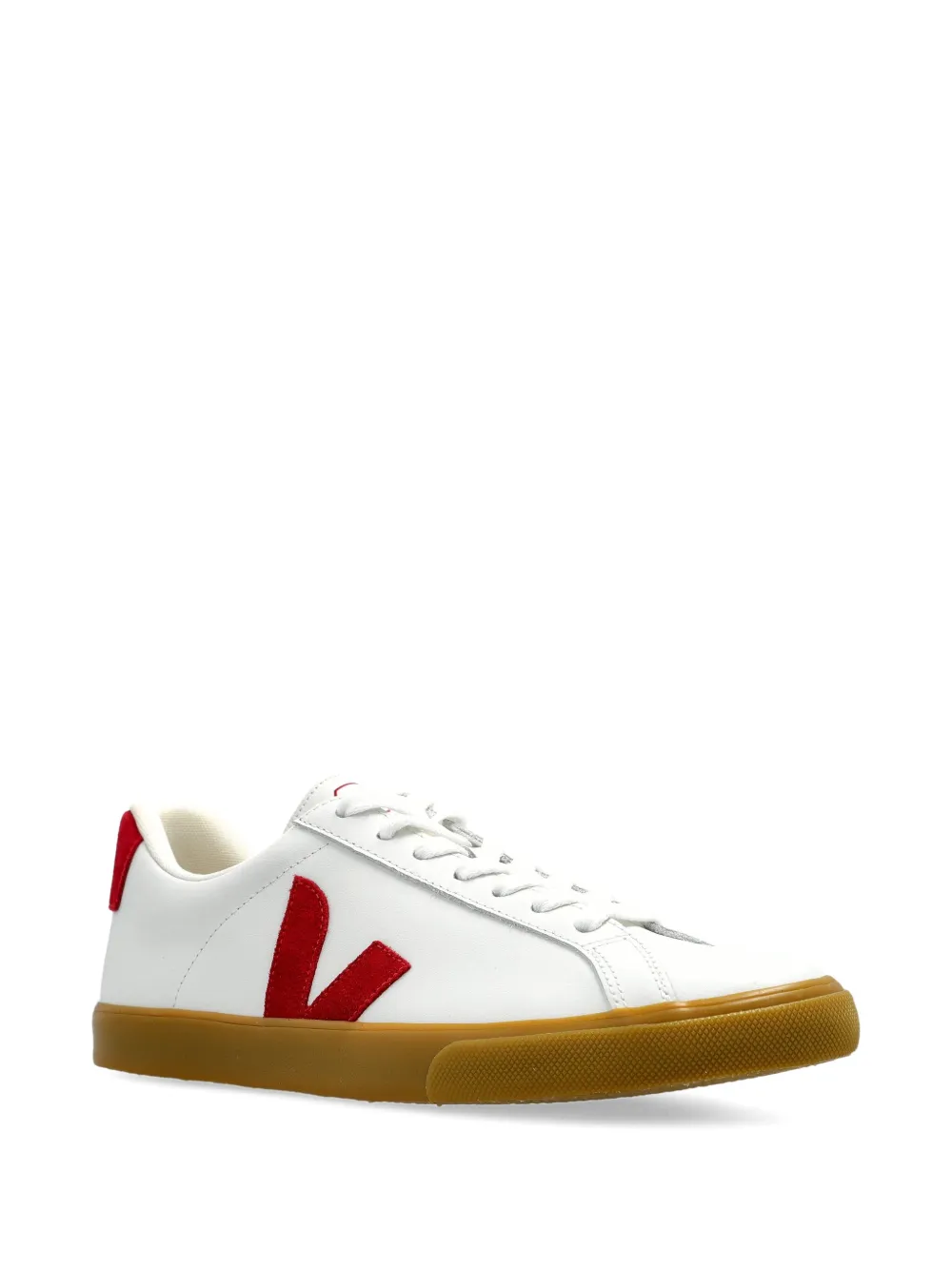 VEJA leather V-logo sneakers White