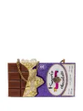 Kurt Geiger London chocolate-bar glitter clutch - Purple