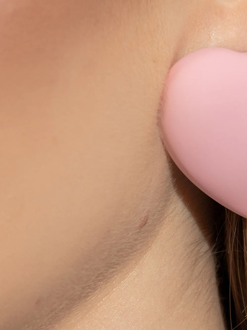 Moschino heart-shaped earrings - Goud