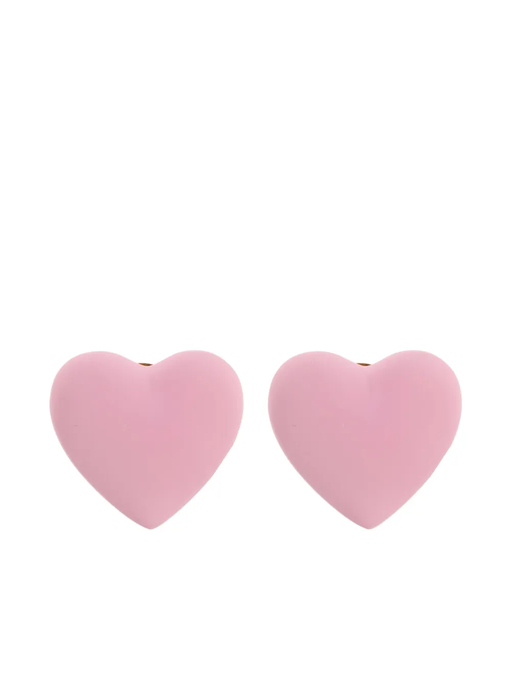 Moschino heart-shaped earrings - Oro