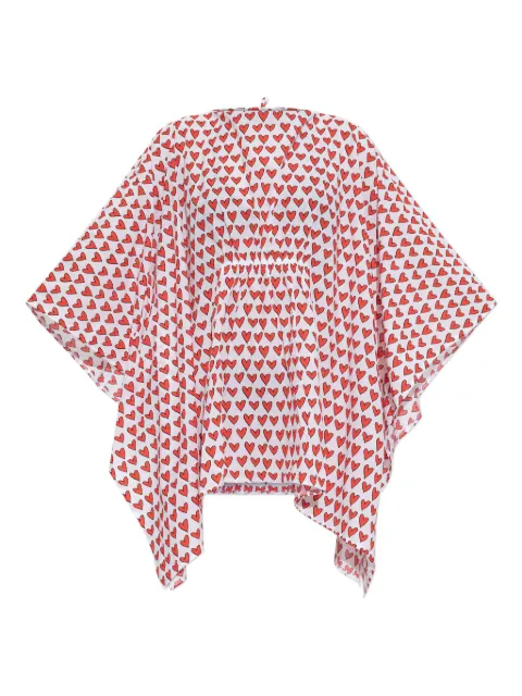 Moschino heart-print beach dress