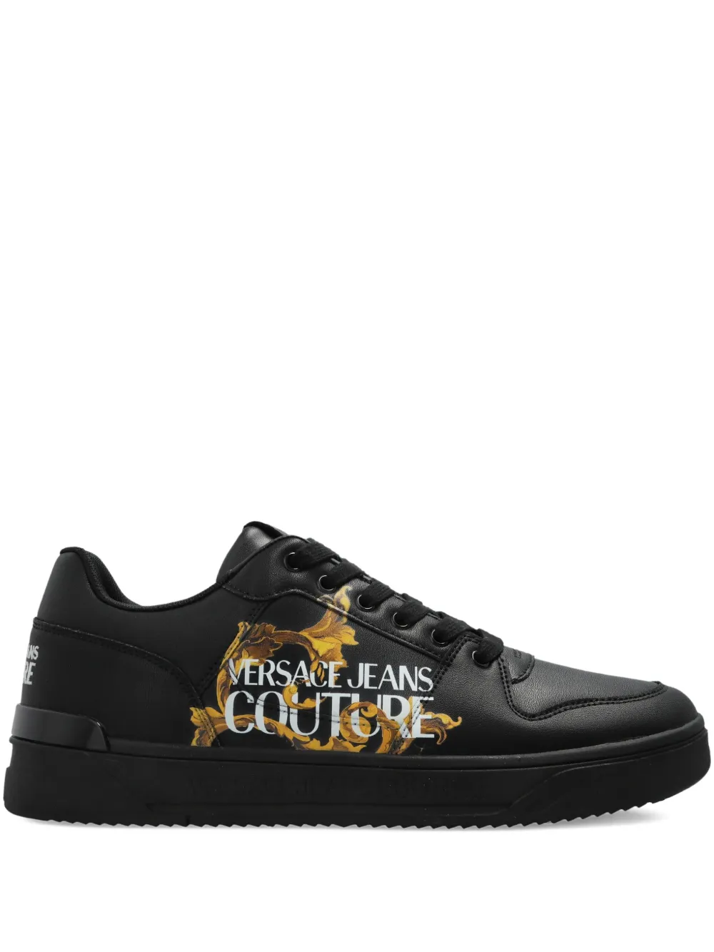 Versace Jeans Couture logo-print sneakers Black
