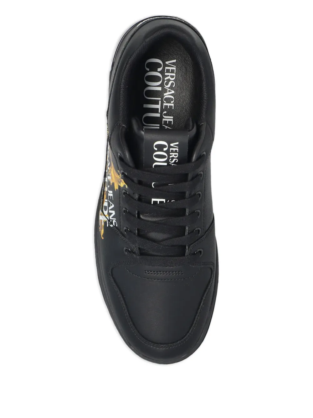 Versace Jeans Couture logo-print sneakers Black
