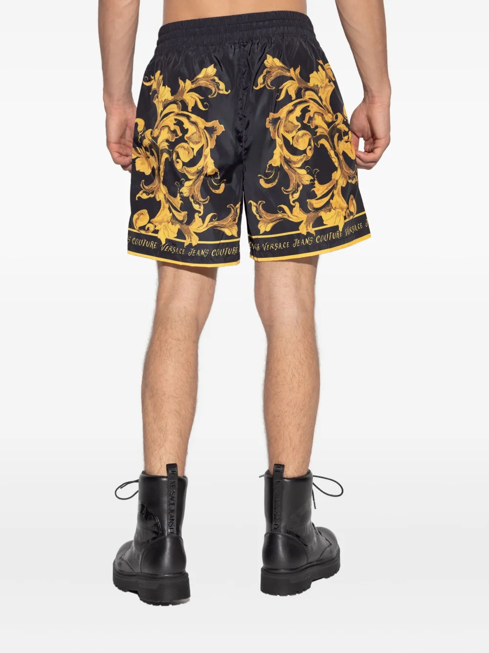 Versace Jeans Couture Shorts met trekkoord Zwart