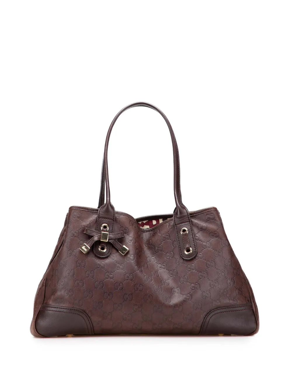 Gucci Pre-Owned 2000-2015 グッチシマ プリンシー トートバッグ - ブラウン Gucci Pre-Owned 2000-2015 グッチシマ プリンシー トートバッグ - ブラウン