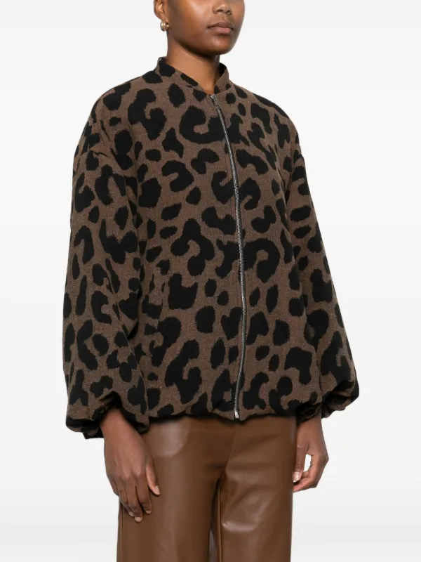 IMPERIAL Chamarra Con Estampado De Leopardo Marrón FARFETCH MX