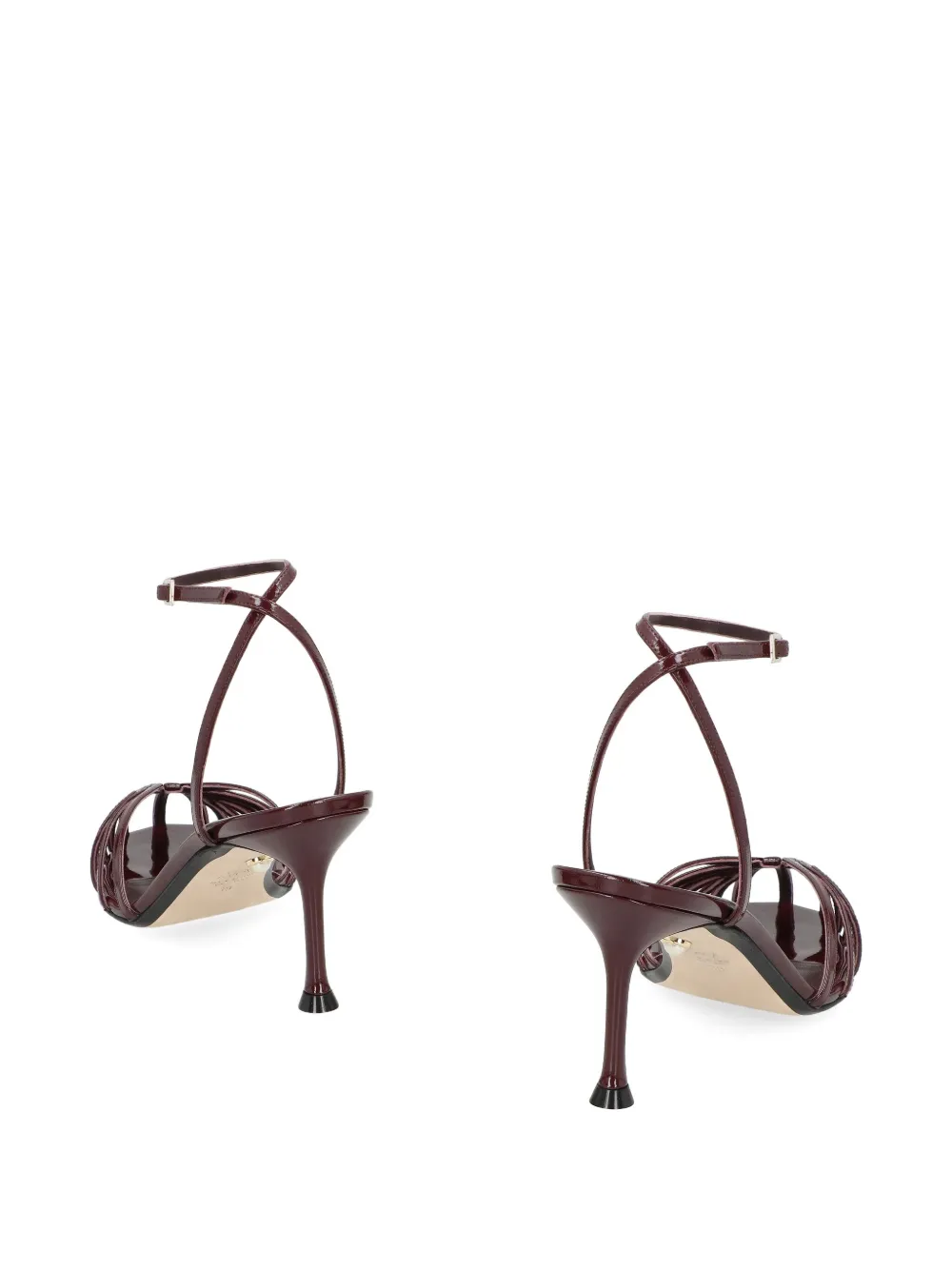 Alevì Alevi Ally Leather Sandals In Red