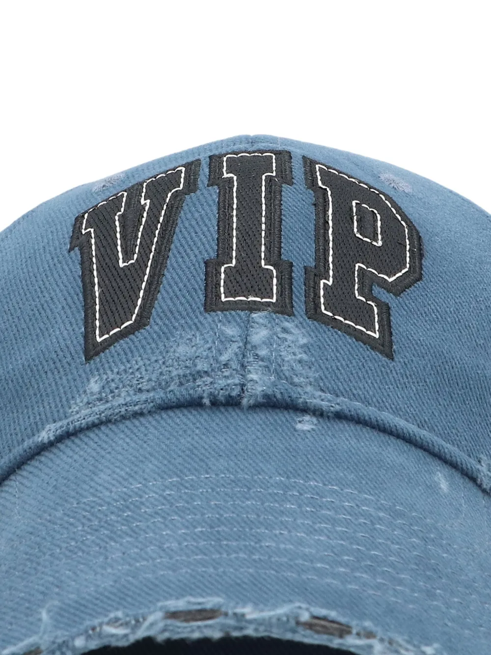 Balenciaga Vip Teamp logo baseball cap Blauw
