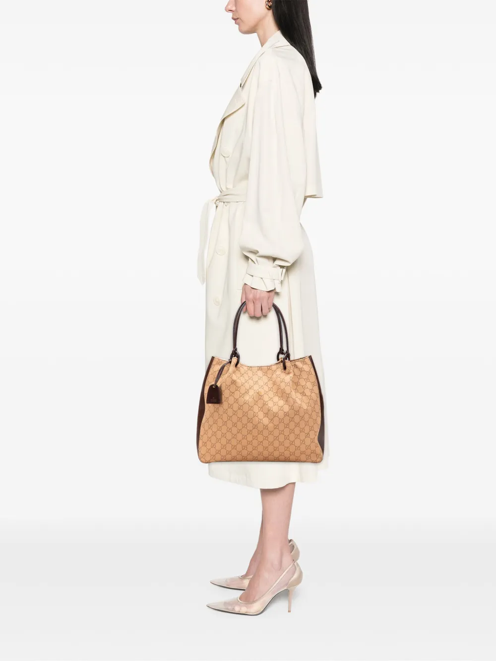 Gucci Pre-Owned 2000-2015 GG Denim tote bag | Pre-Owned | Image 2