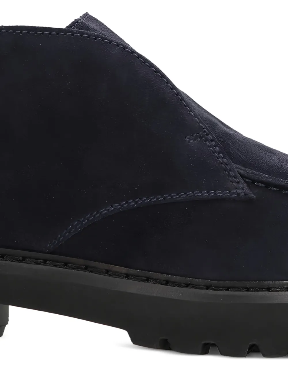 Doucal's Leren laarzen met ronde neus Blauw