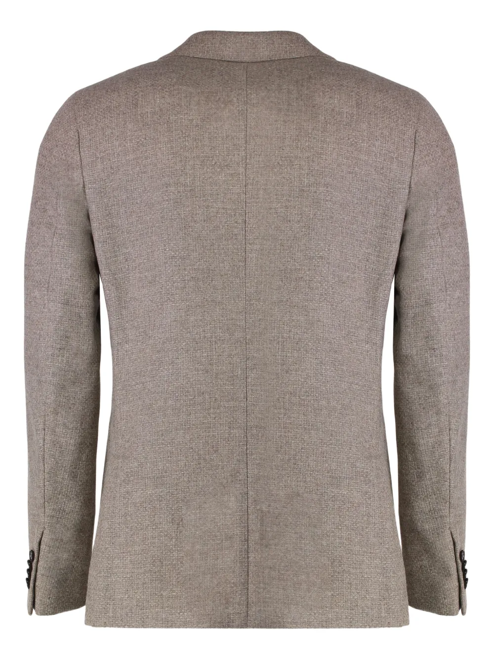 Zegna single-breasted notched-lapel blazer Bruin