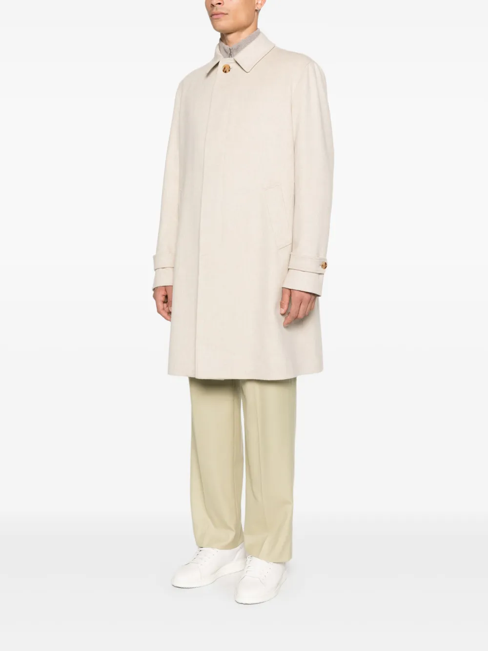 Lardini Jas van scheerwol Beige