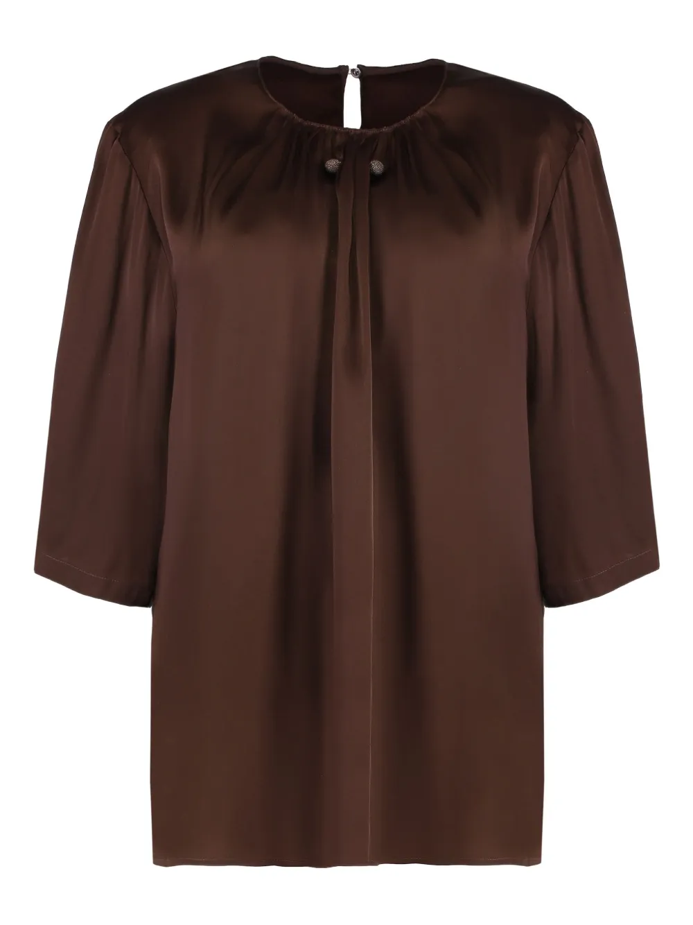 Fabiana Filippi embellishment-detail blouse Bruin