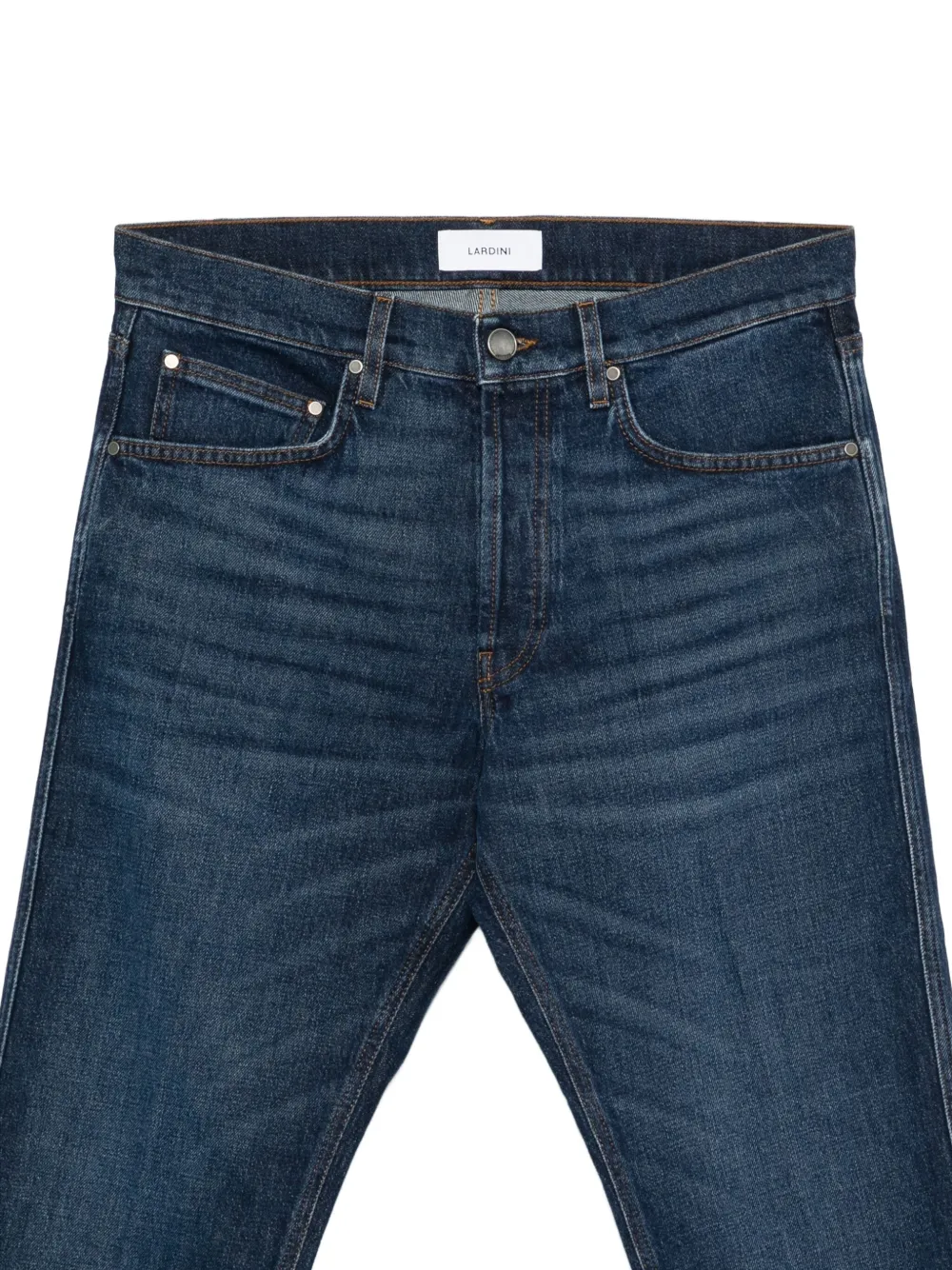 Lardini Jeans met riemlussen Blauw