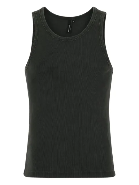 ENTIRE STUDIOS ribbed-trims tank top