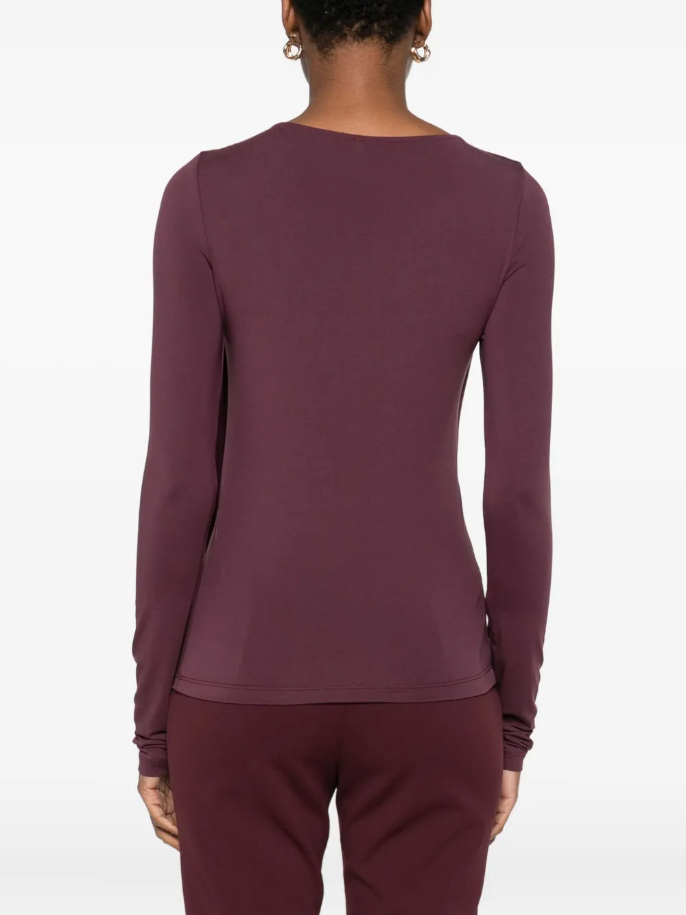 Draped Long-Sleeve Top