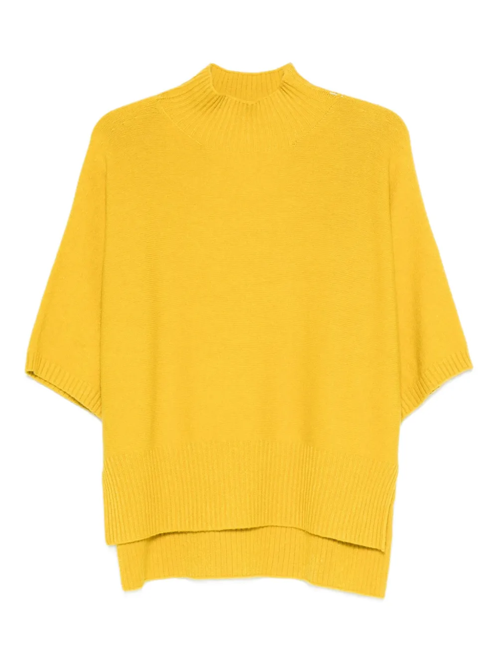 IMPERIAL high-neck short-sleeve sweater | giallo | Image 1