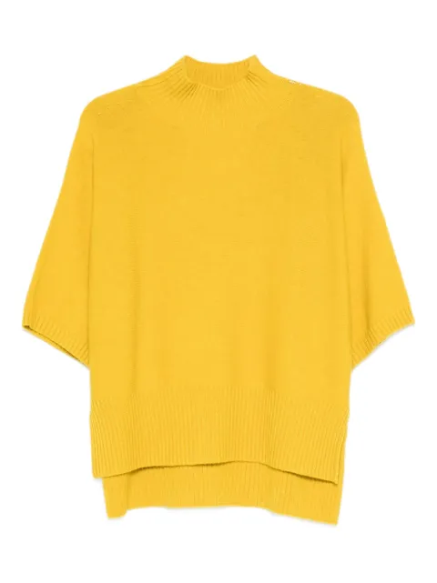 IMPERIAL high-neck short-sleeve sweater 