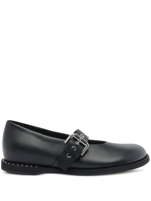 Premiata buckle-detail round-toe ballet flats