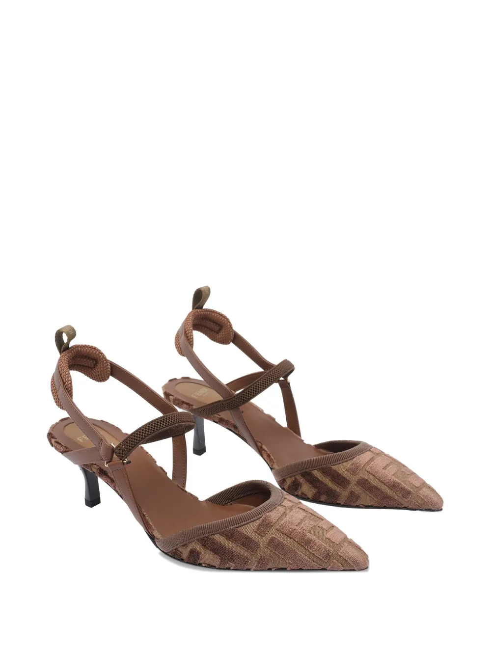 FENDI 55mm FF-logo slingback heeled pumps | Heeled Pumps | Image 2