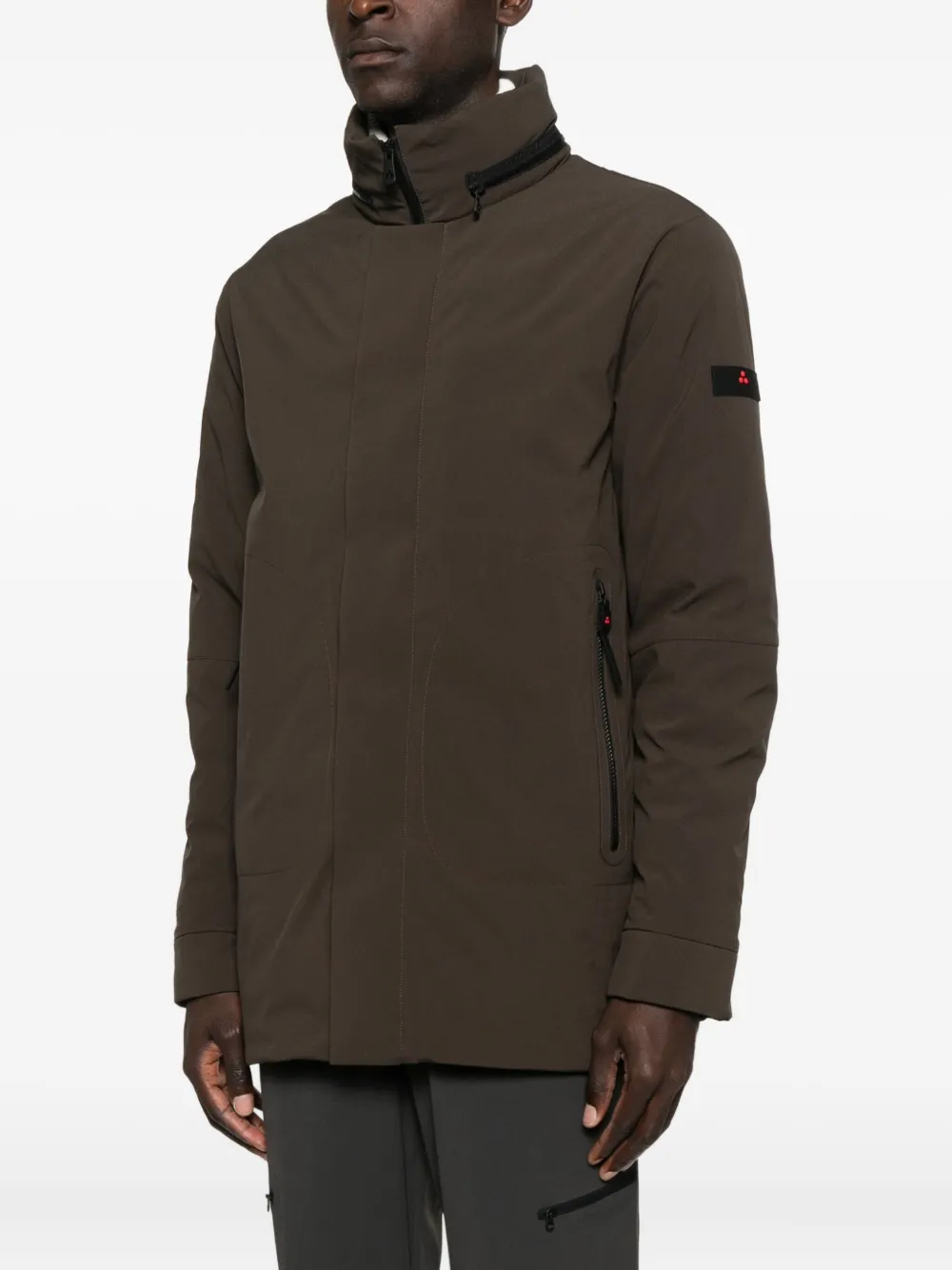 Peuterey Zip-up Jacket In Brown