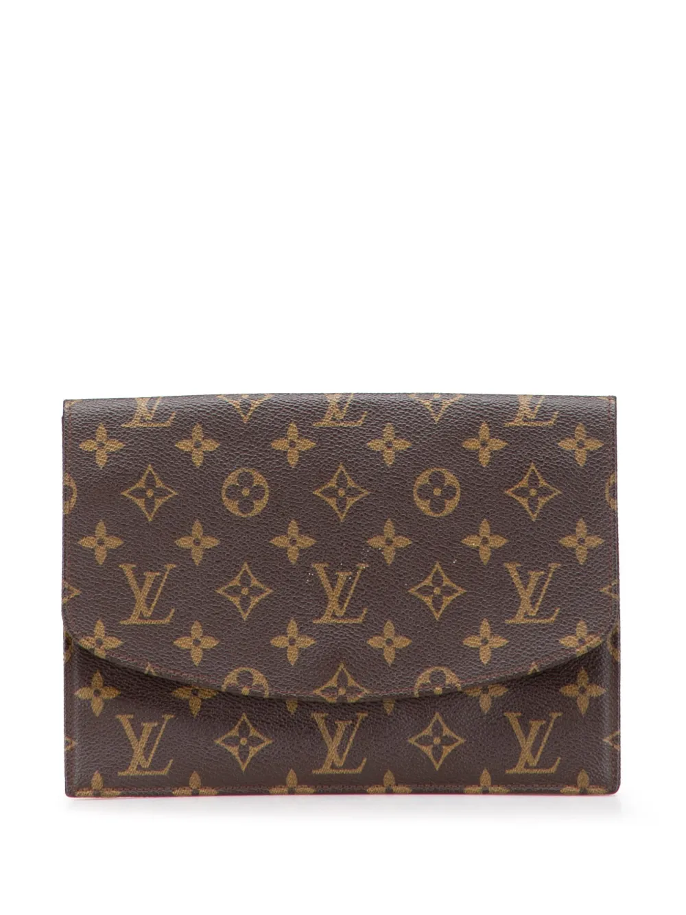 Louis Vuitton Pre-Owned 1987 モノグラム ポシェット ラバ 23 クラッチバッグ - ブラウン Louis Vuitton Pre-Owned 1987 モノグラム ポシェット ラバ 23 クラッチバッグ - ブラウン