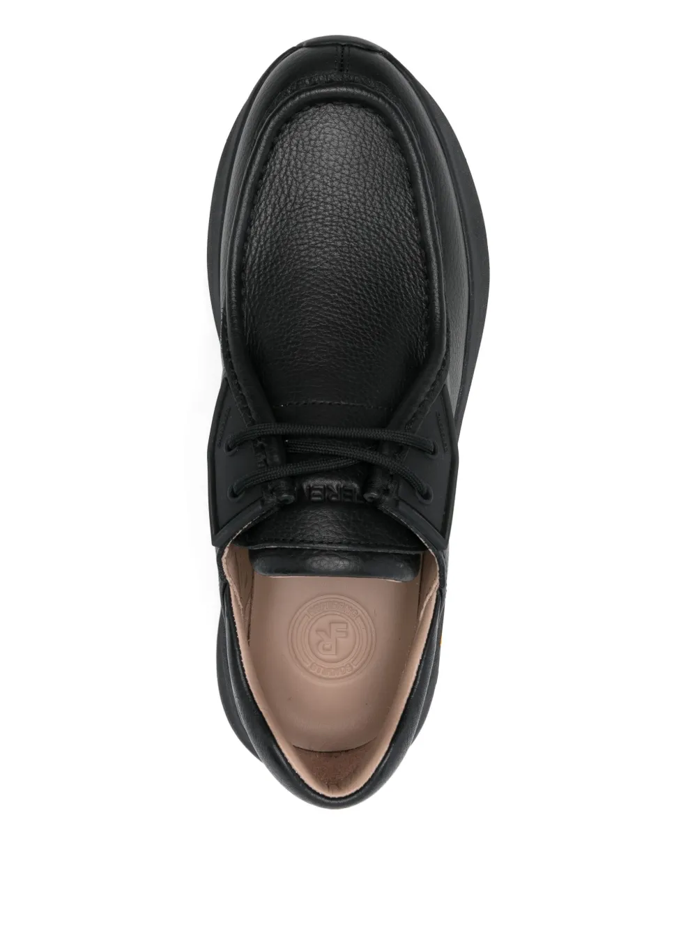 Referenc Leather Sneakers In Black