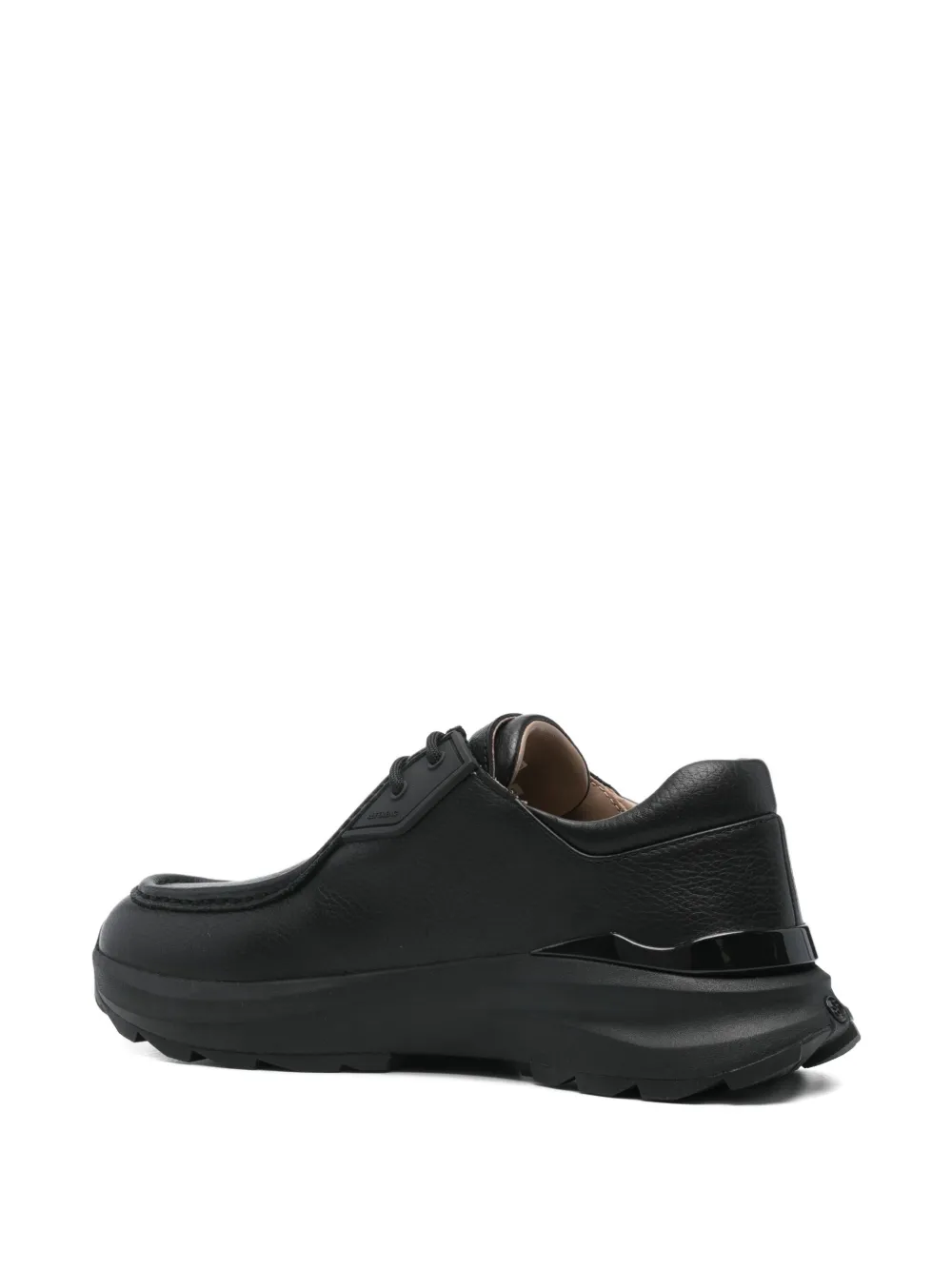 Referenc Leather Sneakers In Black