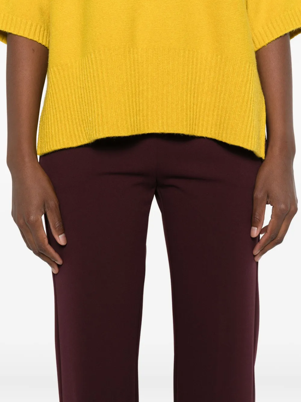 Imperial Pocket-detail Flared Trousers In Red