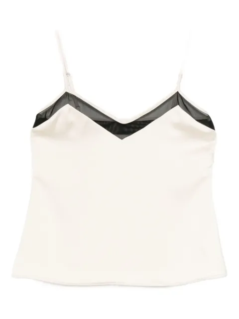 IMPERIAL v-neck spaghetti-strap top