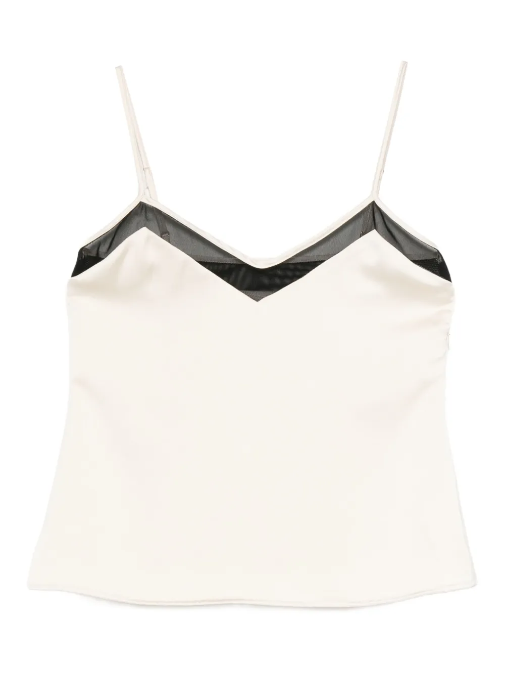 IMPERIAL v-neck spaghetti-strap top | Neutrals | Image 1