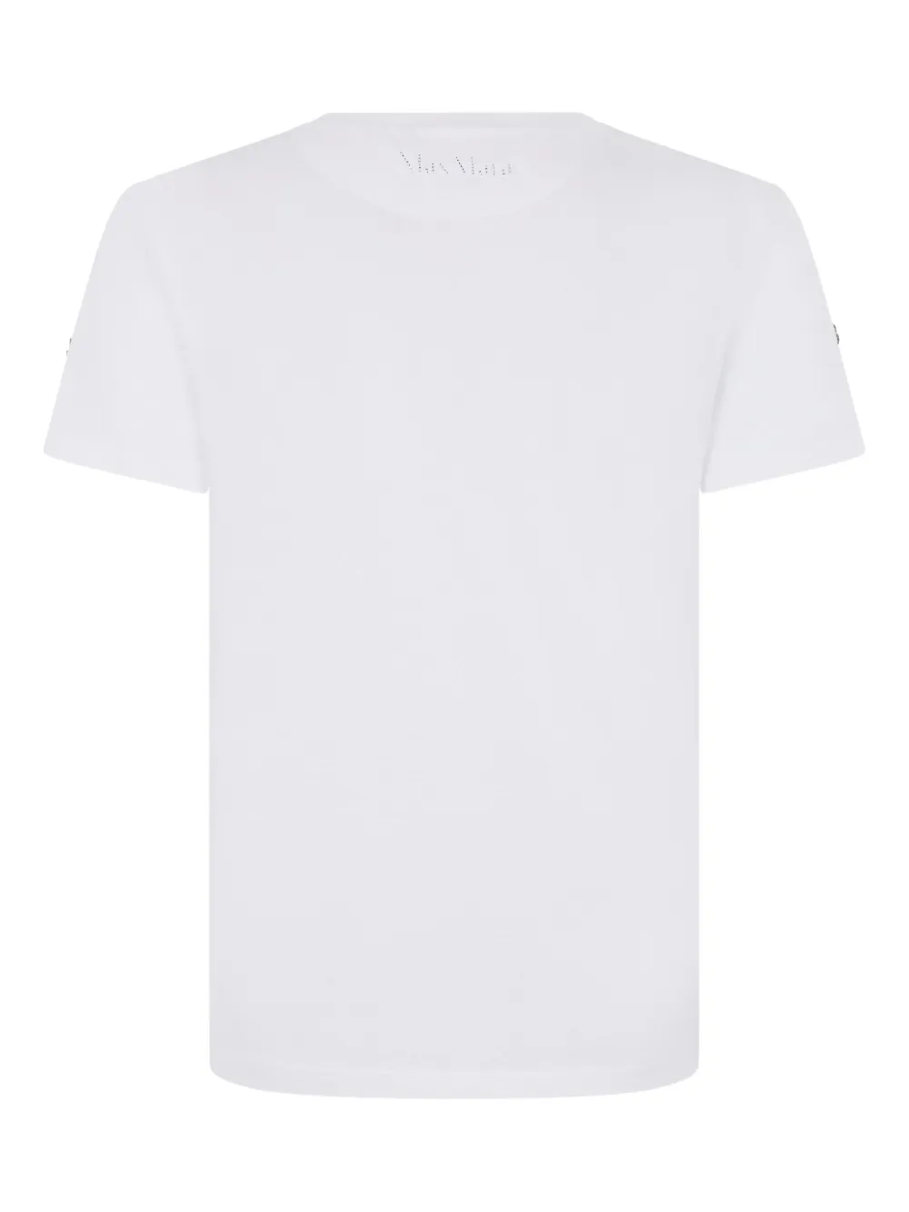 Max Mara Pontile embellished cotton T-shirt Wit