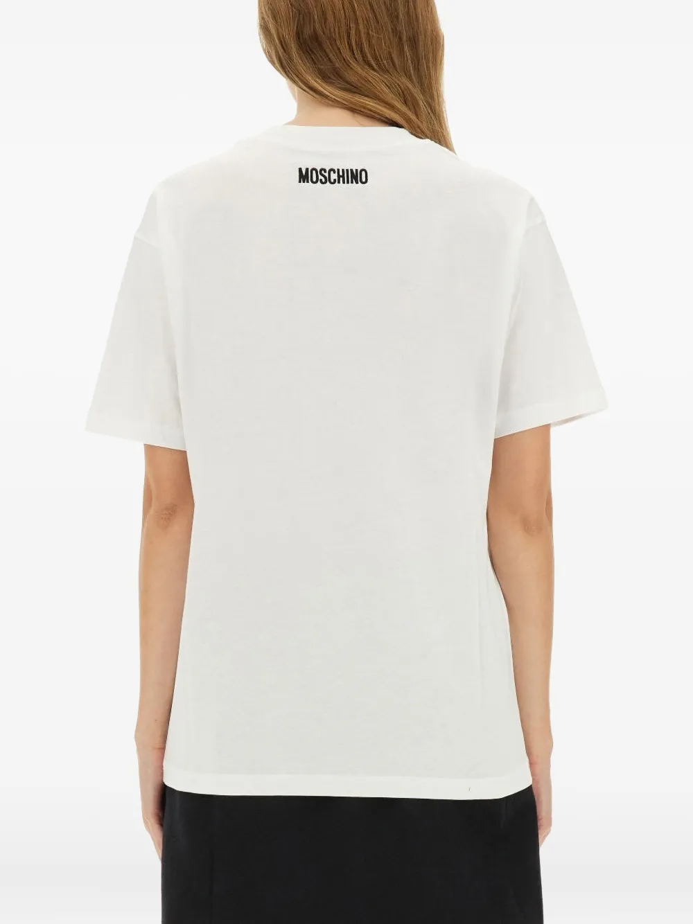 Moschino T-shirt met print Wit