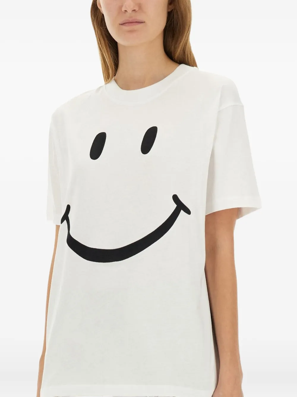 Moschino T-shirt met print Wit