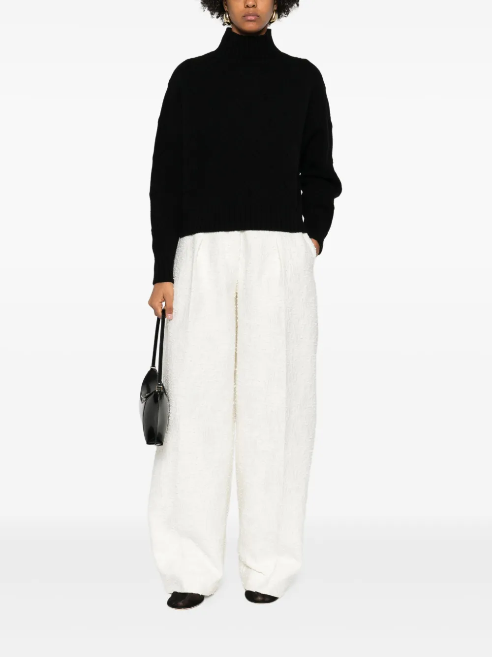 Elisabetta Franchi high-neck sweater | Knitted Sweaters | Image 2