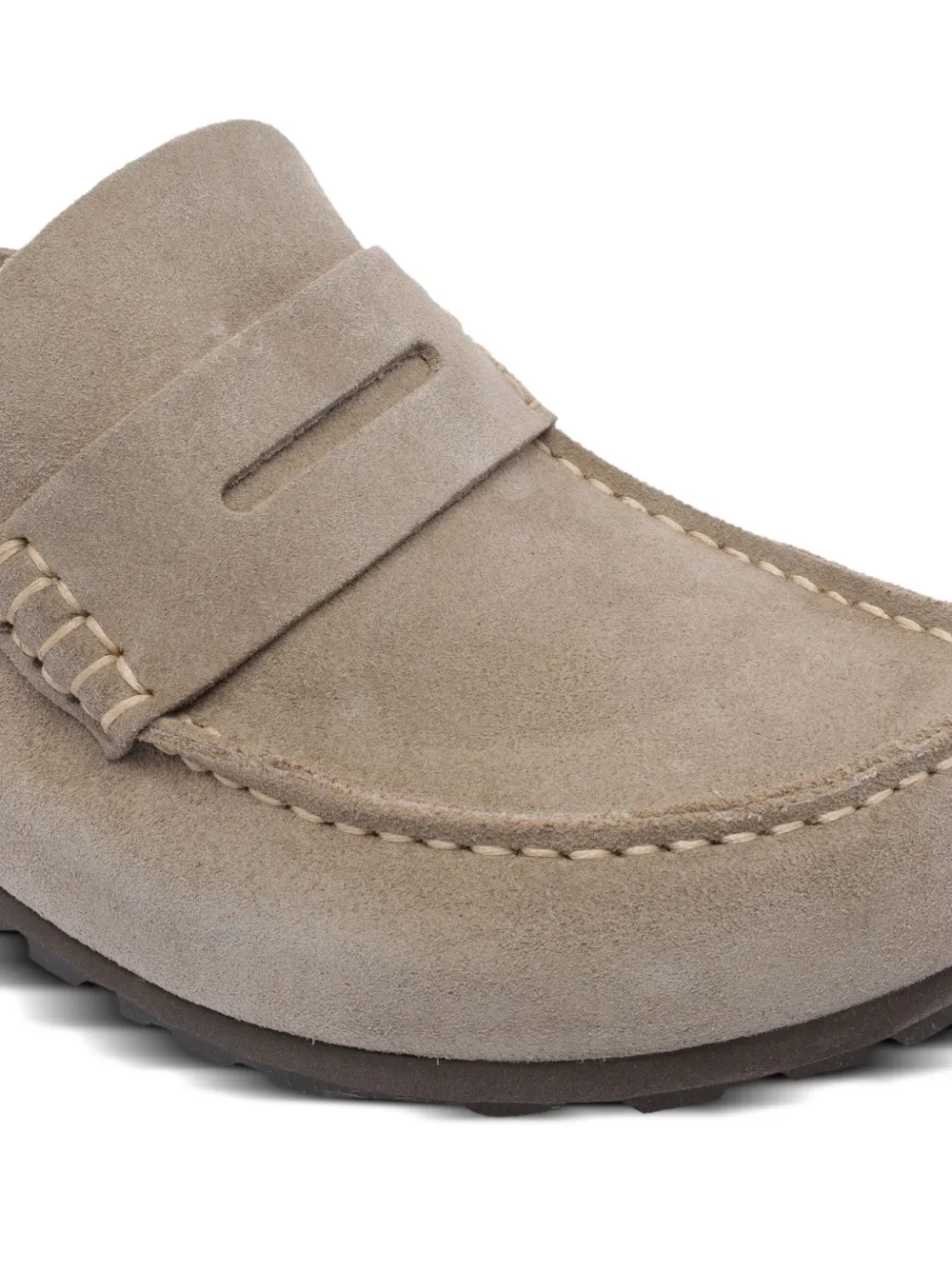 Birkenstock suede penny flat mules Brown