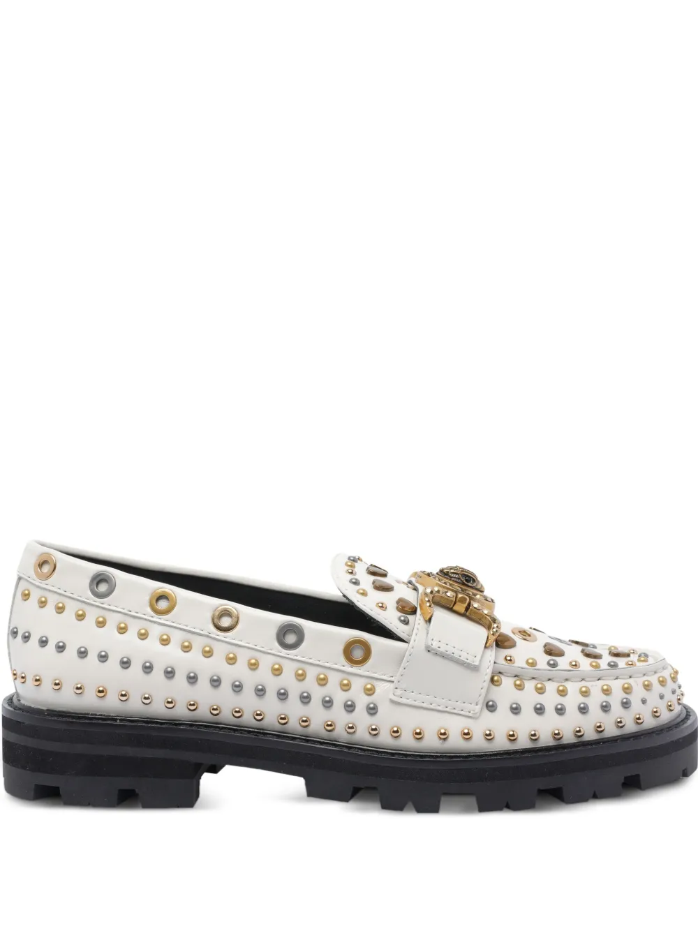 Kurt Geiger London Mansion loafers verfraaid met studs Beige