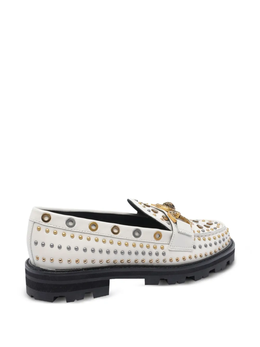 Kurt Geiger London Mansion loafers verfraaid met studs Beige