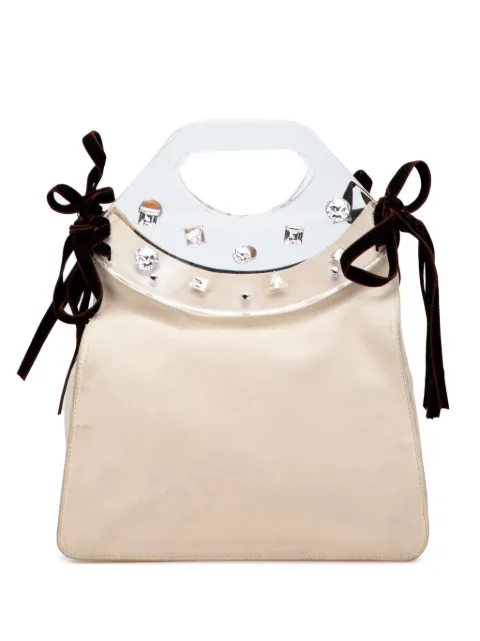 Saint Laurent Pre-Owned 2000-2012 Suede Crystal handbag