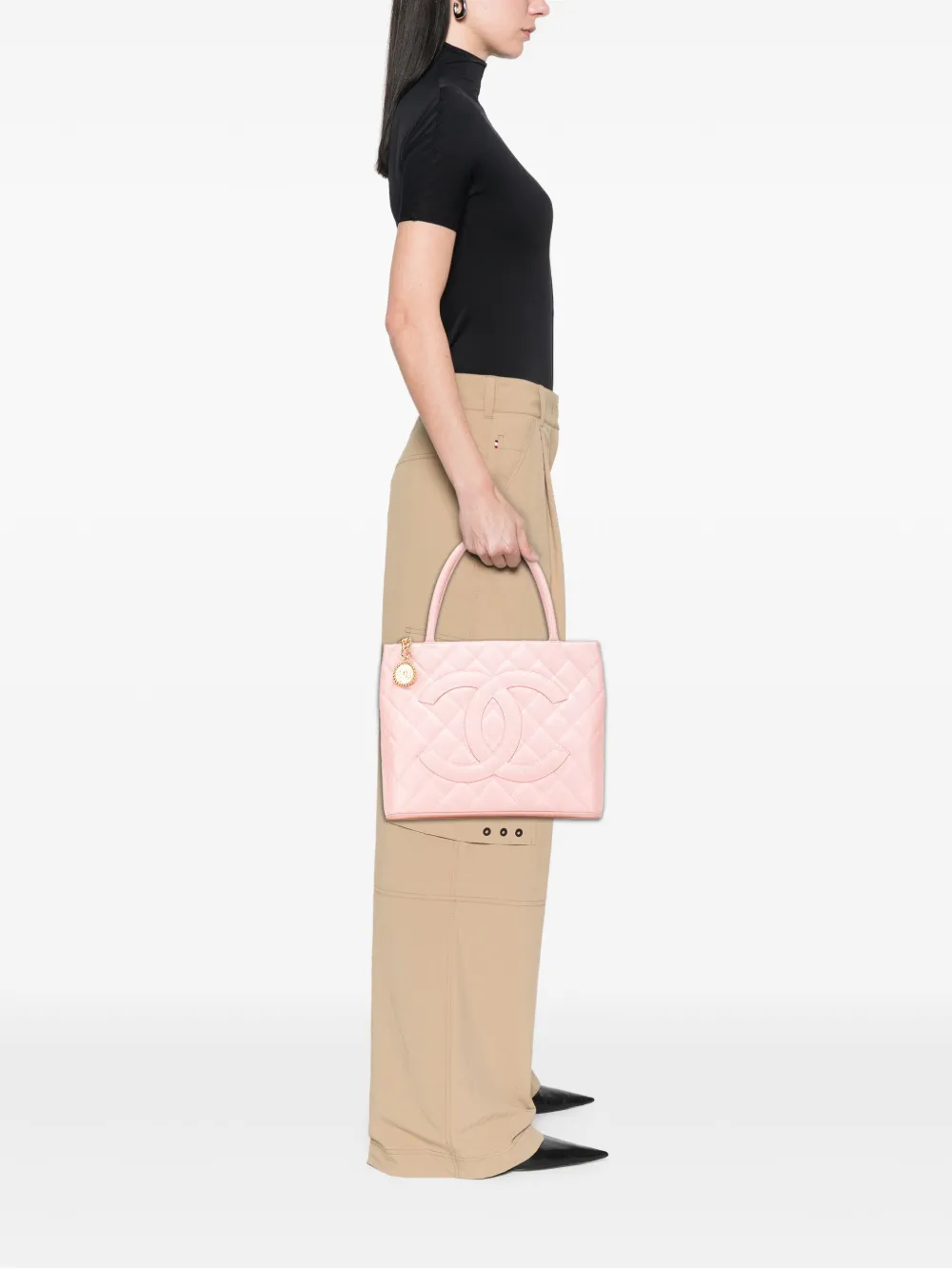 CHANEL Pre-Owned 2003-2004 Caviar Medallion tote bag | Pre-Owned | Image 2