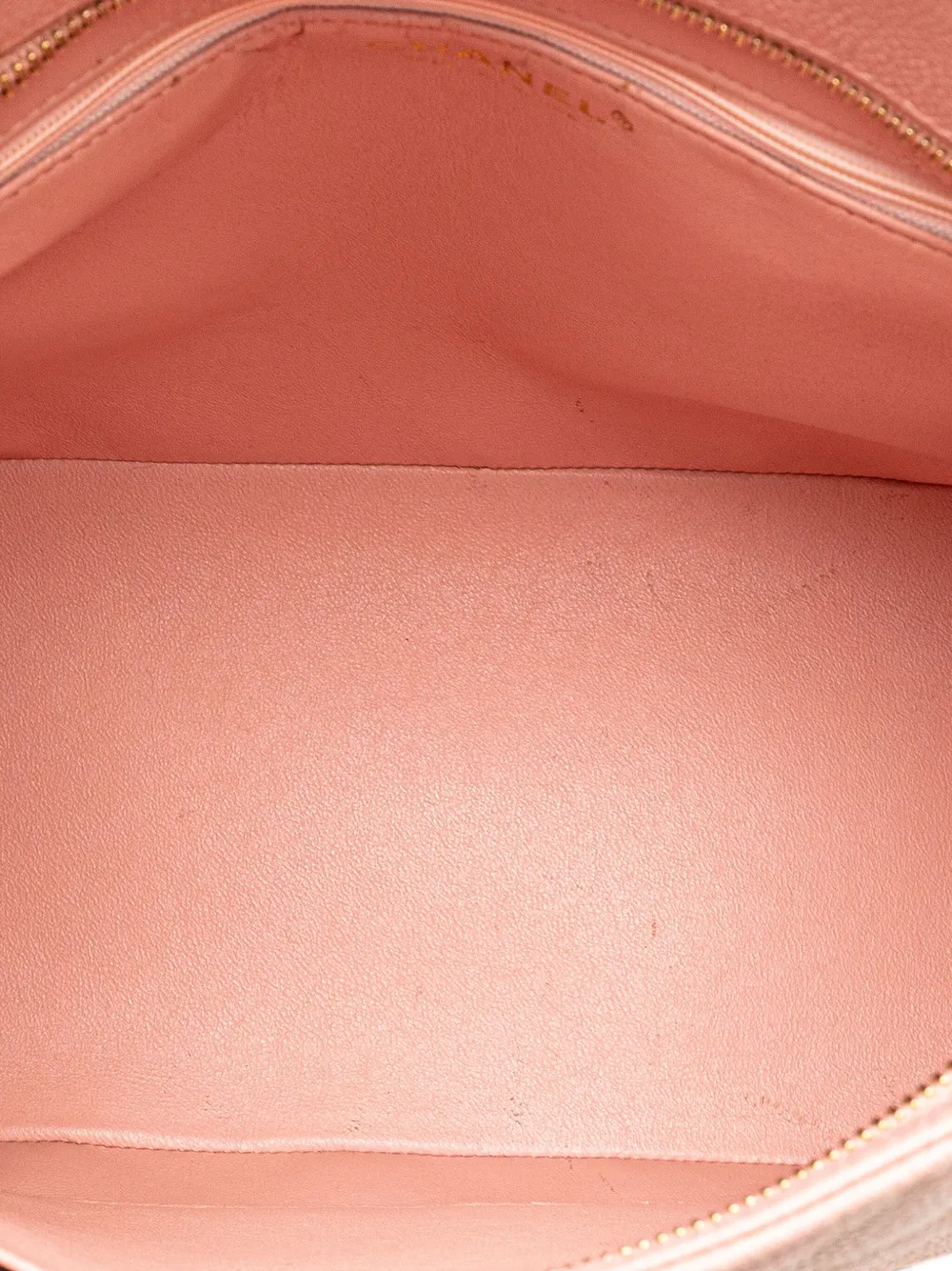Pre-owned Chanel 2003-2004 Caviar Medallion Tote Bag In Pink