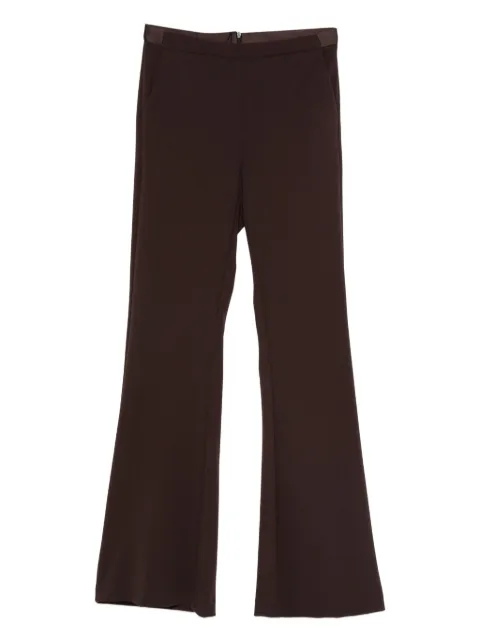 IMPERIAL flared welt-pocket trousers