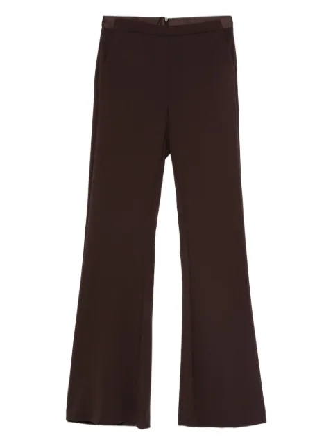 IMPERIAL flared welt-pocket trousers