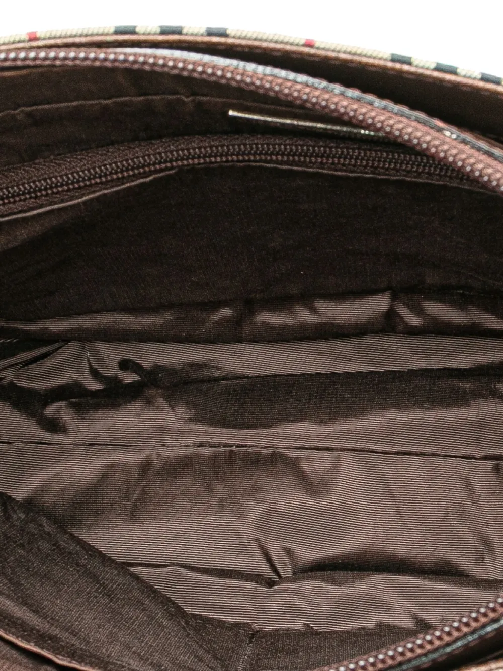 Pre-owned Burberry 2000-2017 House Check Canvas Tote Bag In Brown